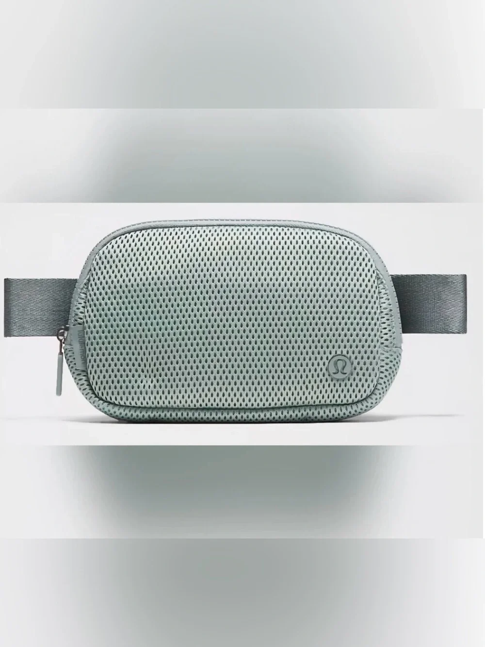 Lululemon Athletica Crater Blue Mesh Belt Bag